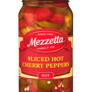 MEZZETTA: Sliced Hot Cherry Peppers, 16 oz
