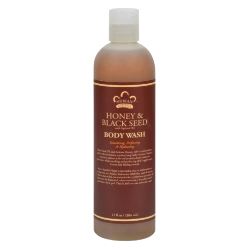 NUBIAN HERITAGE: Honey and Black Seed Body Wash, 13 fo