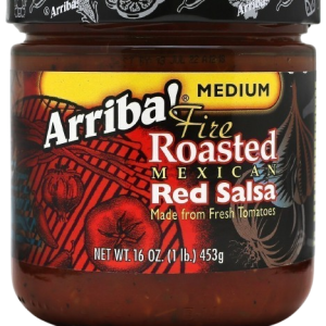 ARRIBA: Medium Fire Roasted Mexican Red Salsa, 16 oz