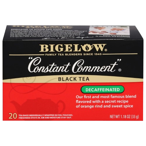 BIGELOW: Constant Comment Decaf Black Tea 20Bg, 1.18 oz