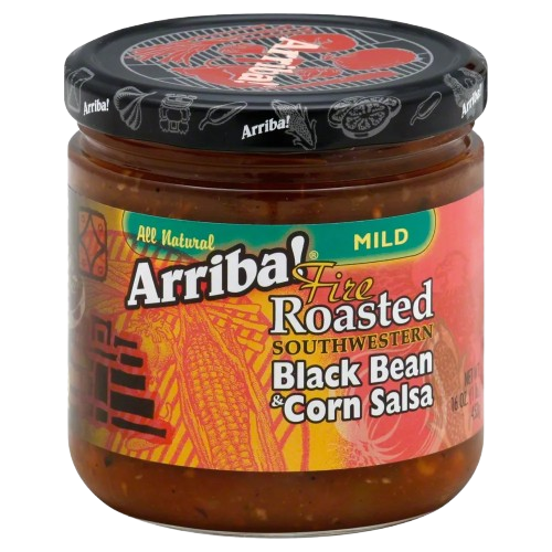 ARRIBA: Fire Roasted Southwestern Black Bean Corn Salsa, 16 oz