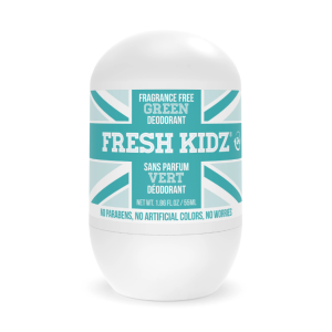 FRESH KIDZ: Green Fragrance Free Roll On Deodorant, 1.86 fo