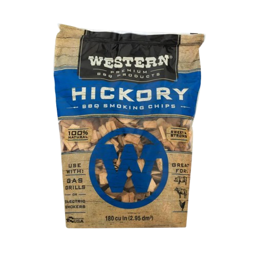 WESTERN: Hickory BBQ Smoking Chips, 2.25 lb