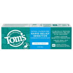 TOMS OF MAINE: Rapid Relief Sensitive Fluoride Free Toothpaste Fresh Mint, 4 oz