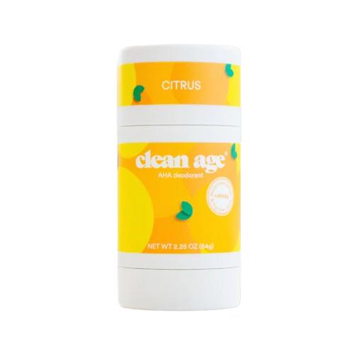 CLEAN AGE: Citrus AHA Deodorant, 2.25 oz