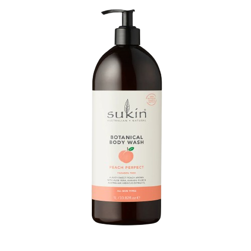 SUKIN: Botanical Body Wash Peach Perfect, 33.82 fo