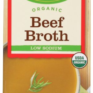 PACIFIC FOODS: Low Sodium Organic Beef Broth, 32 oz