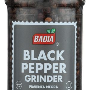 BADIA: Grinder Black Pepper, 2.25 oz