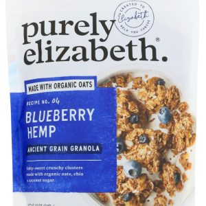 PURELY ELIZABETH: Blueberry Hemp Ancient Grain Granola, 12 oz