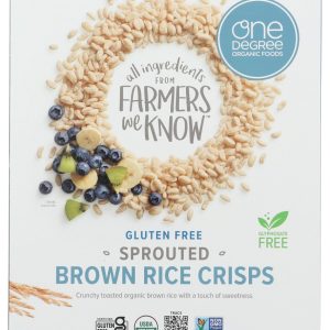 ONE DEGREE: Gluten Free Sprouted Brown Rice Crisps, 8 oz