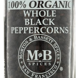 MORTON & BASSETT: Peppercorns Black Whole, 2 oz