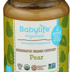 BABYLIFE ORGANICS: Pear Baby Food, 3.2 oz