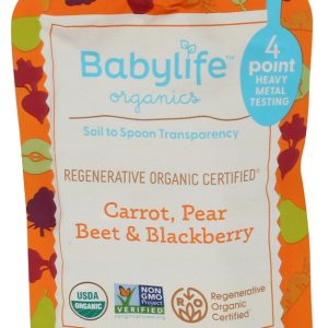 BABYLIFE ORGANICS: Carrot Pear Beet Blackberry Pouch, 3.5 oz