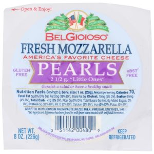 BELGIOIOSO: Fresh Mozzarella Pearl Cheese, 8 oz