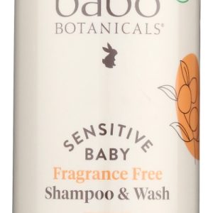 BABO BOTANICALS: Sensitive Baby Shampoo and Wash, 16 oz