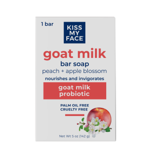 KISS MY FACE: Soap Bar Apple Blsm Peach, 5 oz