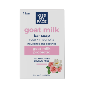 KISS MY FACE: Soap Bar Rose Magnolia, 5 oz