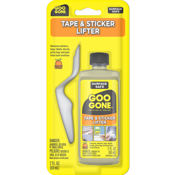 GOO GONE: Cleaner Tape Sticker Lftr, 2 oz