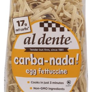 AL DENTE: Carba Nada Egg Fettuccine Pasta, 10 oz