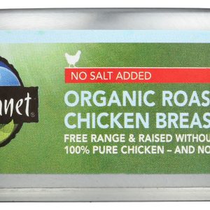 WILD PLANET: Organic Roasted Chicken Breast With Rib Meat No Salt Added, 5 oz