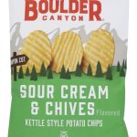 BOULDER CANYON: Sour Cream and Chives Potato Chips, 6.5 oz