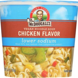 DR MCDOUGALLS: Lower Sodium Vegan Chicken Noodle Soup, 1.4 oz