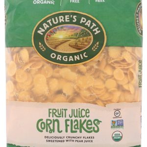 NATURES PATH: Fruit Juice Sweetened Corn Flakes Cereal, 26.4 oz