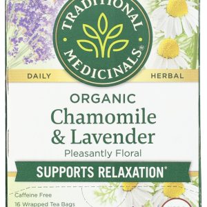 TRADITIONAL MEDICINALS: Chamomile and Lavender Tea, 16 bg