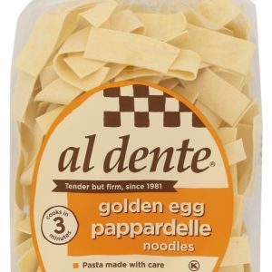 AL DENTE: Golden Egg Pappardelle Pasta, 12 oz