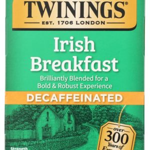 TWINING TEA: Irish Breakfast Decaf Tea, 20 bg
