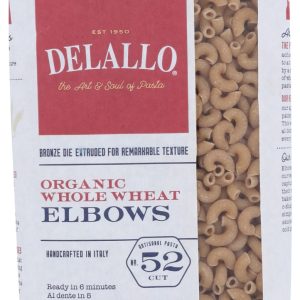 DELALLO: Whole Wheat Elbow Macaroni, 16 oz