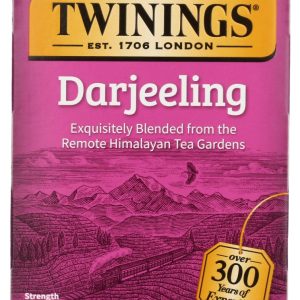 TWINING TEA: Darjeeling Black Tea, 20 bg