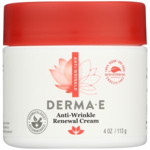 DERMA E: Anti Wrinkle Renewal Cream, 4 oz