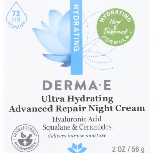 DERMA E: Ultra Hydrating Advanced Repair Night Cream, 2 oz