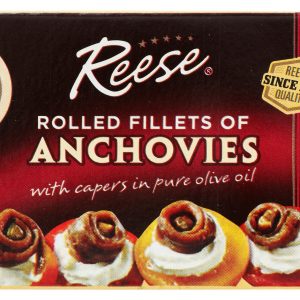 REESE: Rolled Fillets Of Anchovies, 2 oz