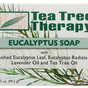 TEA TREE THERAPY: Eucalyptus Bar Soap, 3.5 oz