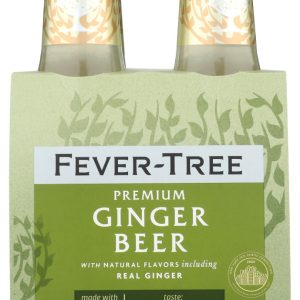 FEVER TREE: Premium Ginger Beer 4Pk, 27.2 fo