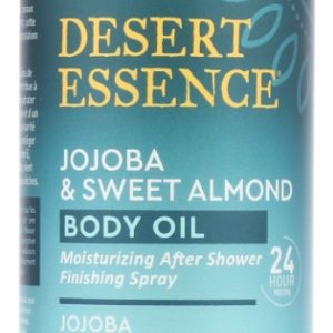 DESERT ESSENCE: Jojoba and Sweet Almond Body Oil Spray, 8.28 fo
