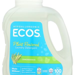 ECOS: Hypoallergenic Laundry Detergent Lemongrass, 100 oz