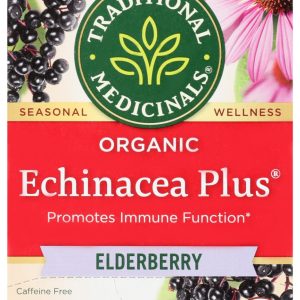 TRADITIONAL MEDICINALS: Echinacea Plus Elderberry Tea, 16 bg