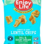 ENJOY LIFE: Lentil Chips Dill and Sour Cream, 4 oz