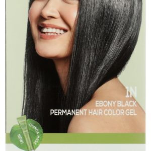 NATURTINT: Permanent Hair Color 1N Ebony Black, 5.75 fo