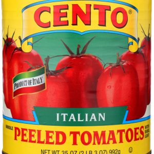CENTO: Italian Whole Peeled Plum Tomatoes, 35 oz