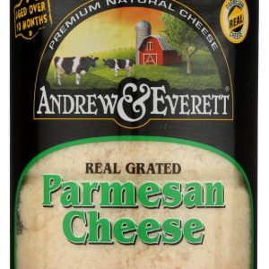 ANDREW & EVERETT: Grated Parmesan Cheese, 7 oz