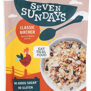 SEVEN SUNDAYS: Classic Bircher Apple Cinnamon Muesli, 12 oz