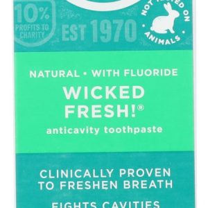 TOMS OF MAINE: Wicked Fresh Toothpaste Cool Peppermint, 4 oz
