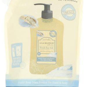 A LA MAISON: Fresh Sea Salt Liquid Soap, 33.8 fo