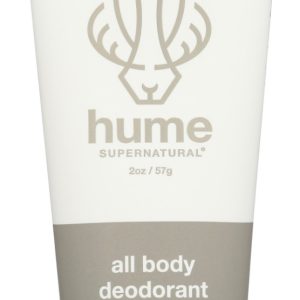 HUME SUPERNATURAL: All Body Deodorant Fragrance Free, 2 oz
