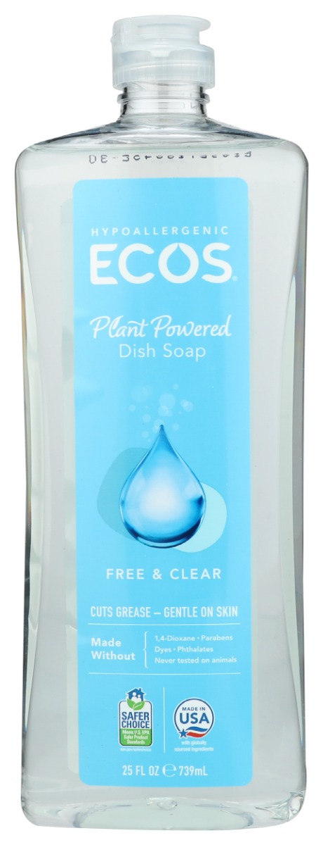 ECOS: Dish Soap Free and Clear, 25 oz