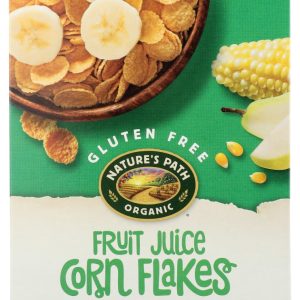 NATURES PATH: Fruit Juice Sweetened Corn Flakes Cereal, 10.6 oz